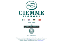 Tablet Screenshot of ciemmeliquori.com